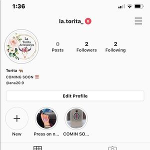 Follow my accessory page on Instagram @la.torita_